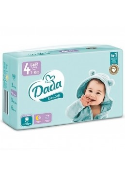 Підгузки дитячі Dada Extra Soft, розмір 4 (7–16 кг), 48 шт